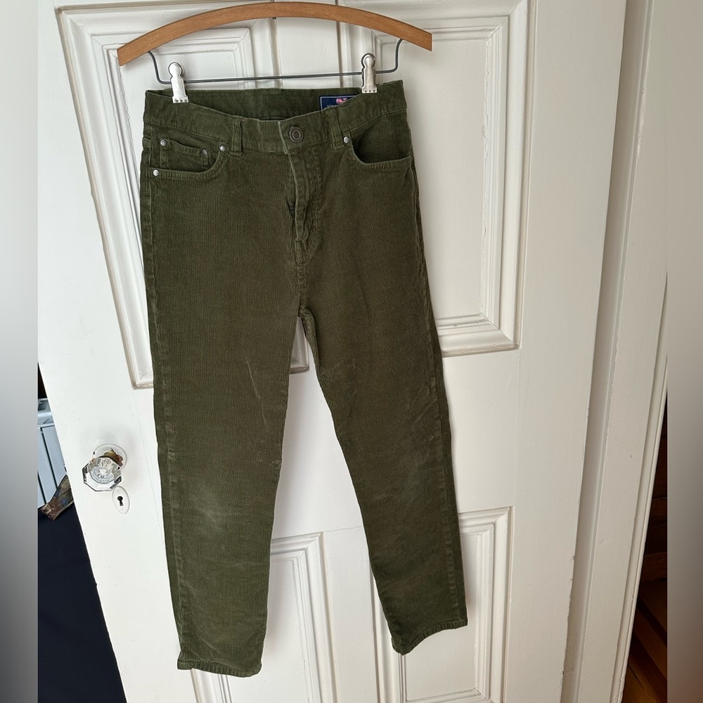Boys Vineyard Vines Olive Corduroys